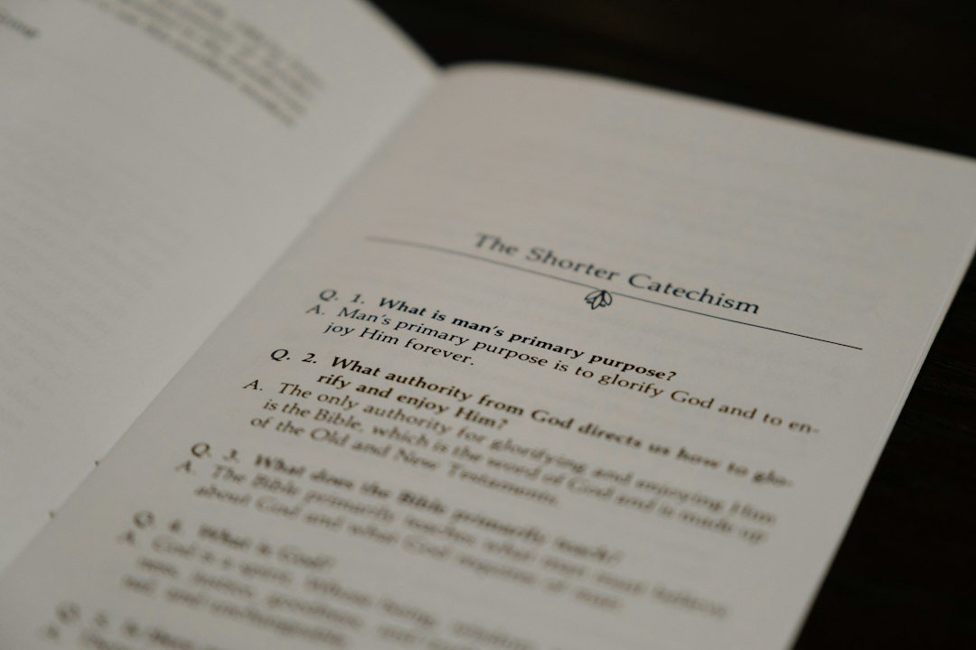An open notebook on a quiet table